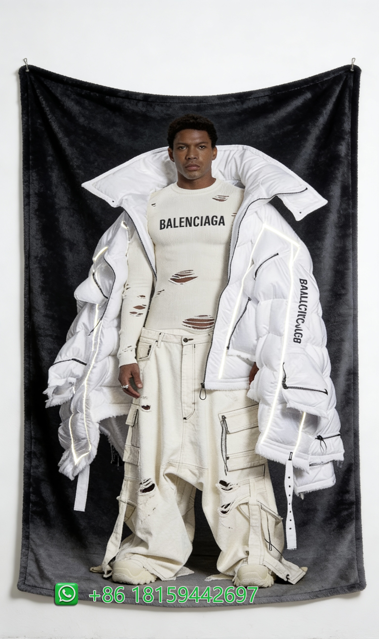 Balenciaga Throw Blankets
